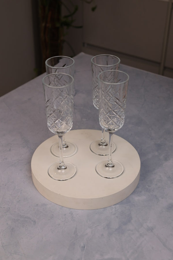 Crystal Luxe Flute Set (4 Pieces)