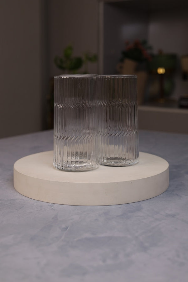 WaveLine Tall Glass Set (3 Pieces)