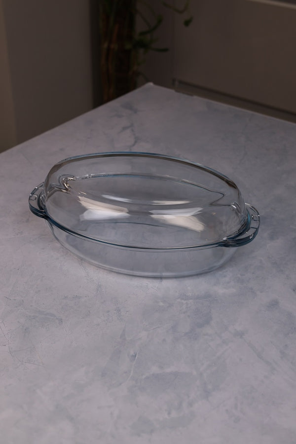 CrystalBake Oval Tray Set (2 Pieces)