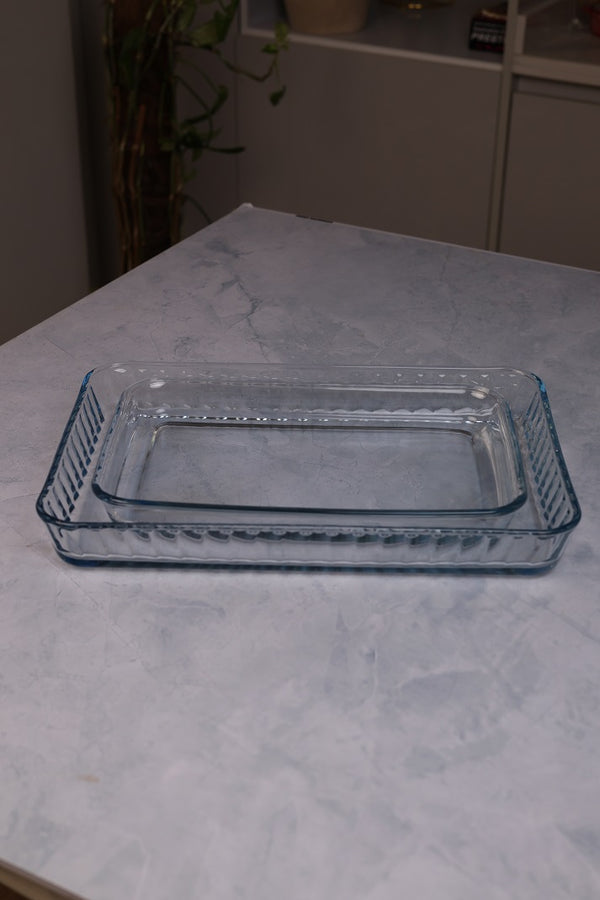 CrystalBake Rectangular Set (2 Pieces)
