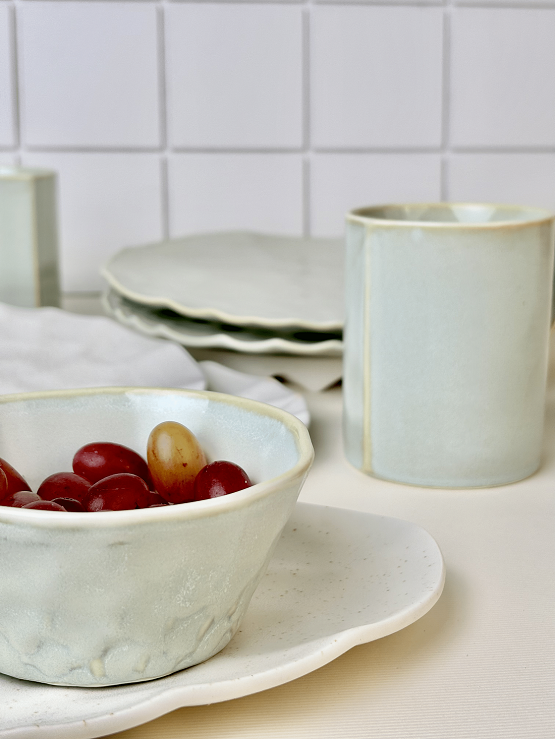 Luxe Texture Stoneware Dinner Set