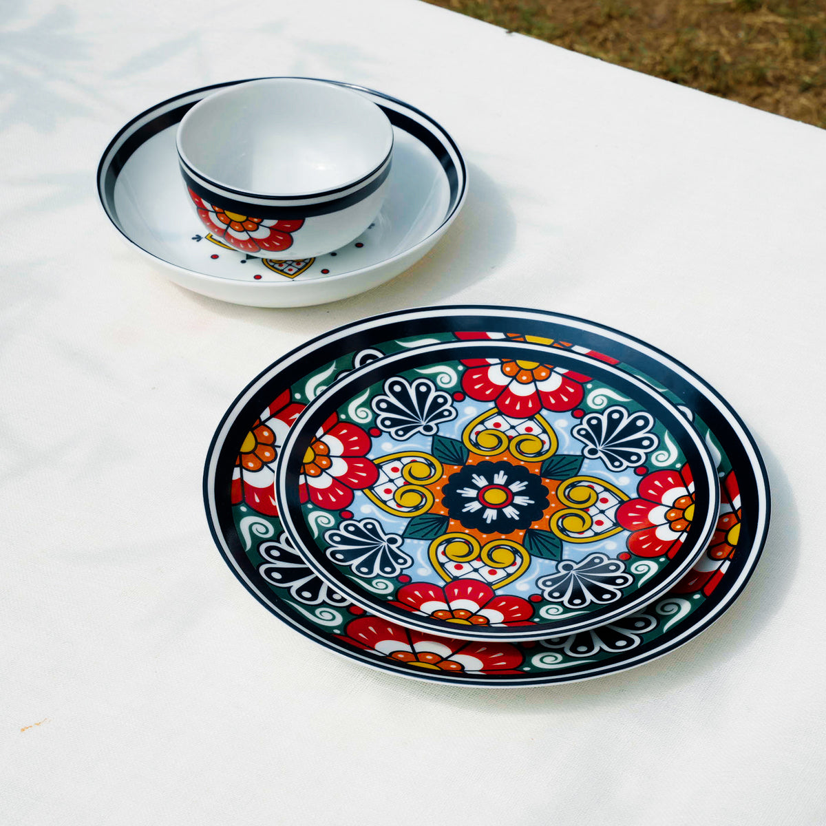 Amalfi Mosaic Dinner Set (24 Piece)