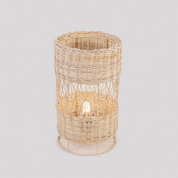 Woven Tower Lamp