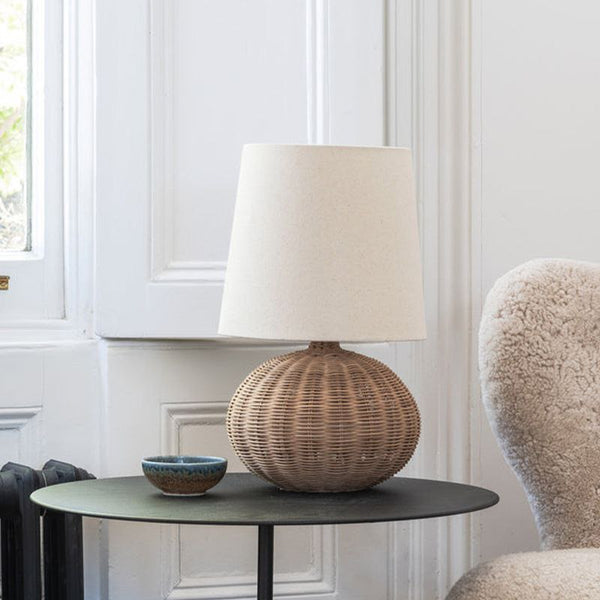 Rattan Sphere Lamp