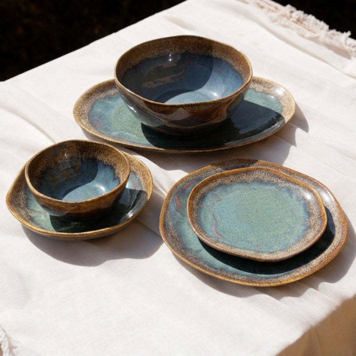 New Fancy Dinner Set (26 Piece)
