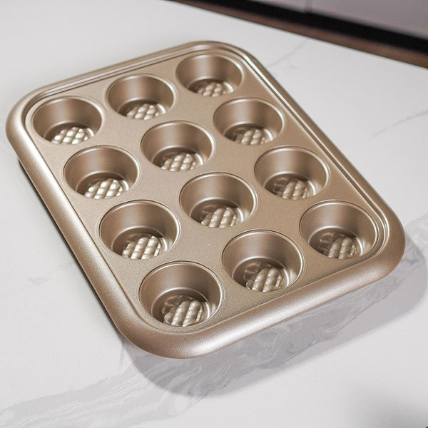 Golden Touch Muffin Tray – 12 Cup