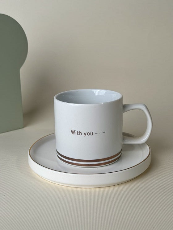 with U mug