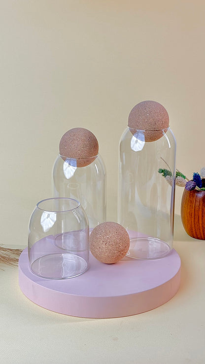 Cork Globe Bottles